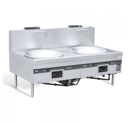 宜兴燃气环保双头大炒炉