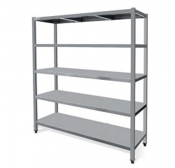 焊接/组装五层平板货架(方腿)