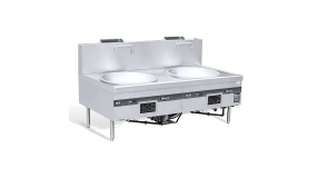 燃气环保双头大炒炉