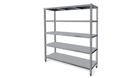 焊接/组装五层平板货架(方腿)